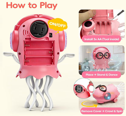Dancing jelly dancer toy