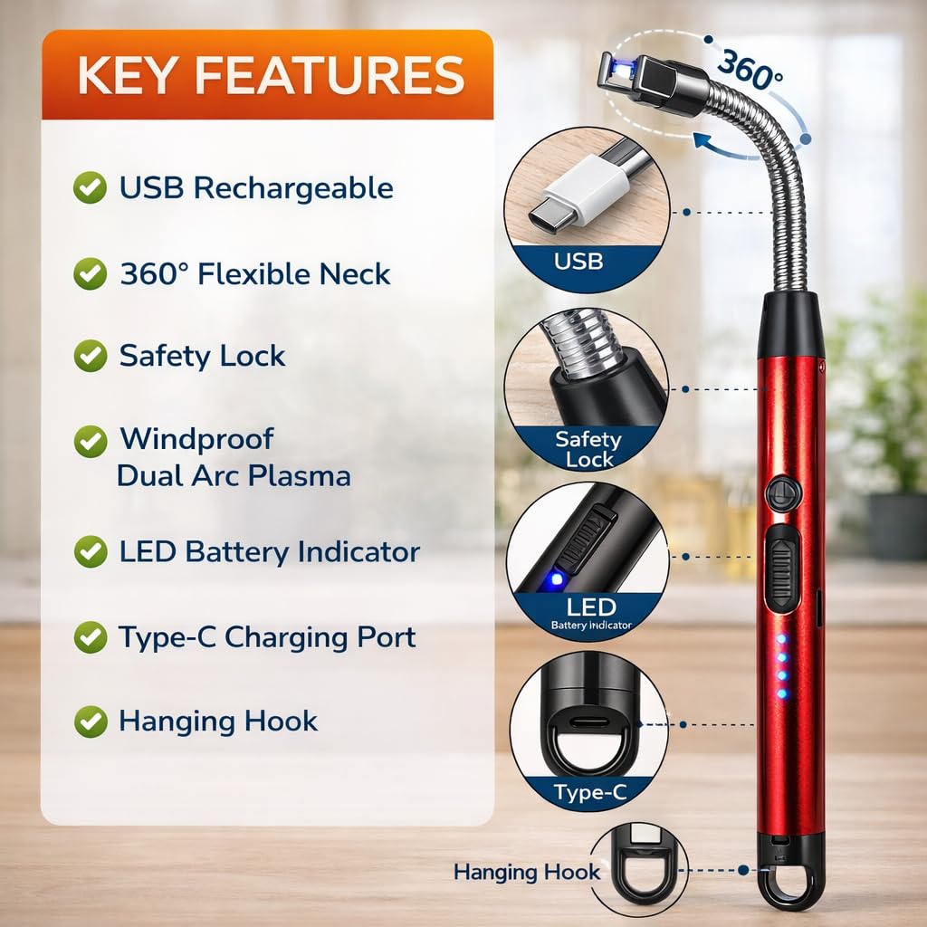 Rechargeable electric lighter